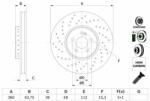 Bosch Disc frana BOSCH 0 986 479 G38 - automobilus