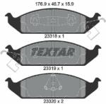 TEXTAR set placute frana, frana disc TEXTAR Q+ 2331801 (2331801)