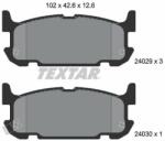 TEXTAR set placute frana, frana disc TEXTAR 2402901 (2402901)