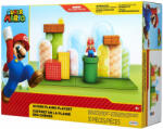 JAKKS Pacific Set de joaca Acorn Plains Super Mario Nintendo, cu figurina Mario 6 cm (BFO85991-4L-PKR1) Figurina