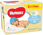 Huggies Servetele Umede Huggies Pure, 3 pachete, 168 bucati