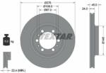 TEXTAR Disc frana TEXTAR 92079800 (92079800) - automobilus