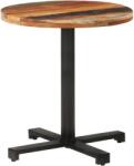 vidaXL Masă de bistro, Ø70x75 cm, lemn masiv reciclat, rotundă (320291)