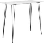 vidaXL Masă de bar, alb, 120 x 60 x 105 cm (248144)