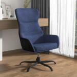 vidaXL Scaun de relaxare, albastru, material textil (341095)