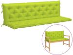 vidaXL Pernă bancă de grădină, verde aprins, 200 cm, material oxford (315051)