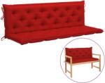 vidaXL Pernă bancă de grădină, roșu, 180 cm, material oxford (315034)