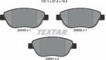 TEXTAR set placute frana, frana disc TEXTAR Q+ 2454901 (2454901)