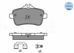 MEYLE set placute frana, frana disc MEYLE -ORIGINAL: True to OE. 025 252 1618 (025 252 1618)