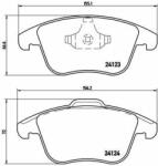 BREMBO set placute frana, frana disc BREMBO PRIME LINE P 44 020 (P 44 020)