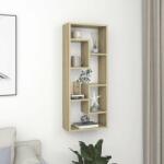 vidaXL Raft de perete, stejar sonoma, 36x16x90 cm, PAL (803014) Raft