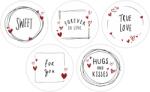 Label Print Rola etichete autoadezive personalizate, Buline Love , diametru 40 mm, 1000 buc rola (06905631029501)