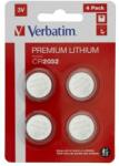Verbatim Gombelem, CR2032, 4 db, VERBATIM Premium (VECR20324) (49533)