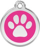 Red Dingo Rozsdamentes mancs mintás acél biléta hot pink