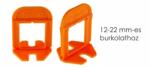 Profilplast Burkolatszintező Talp 3mm 12-22mm Narancs 100db (229050100)