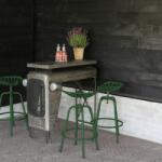 Esschert Design Scaun de bar tip tractor, verde IH042 (442364)