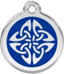 Red Dingo Rozsdamentes törzsi nyilak mintás acél biléta sötétkék - dogshop