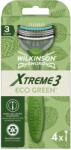 Wilkinson Extreme3 eco-green eldobható férfi borotva 4db