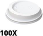  Eldobható műanyag pohár tető 90mm 100db fehér