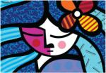 Bluebird Puzzle 90019 - Romero Britto - Girl with flower - 1000 db-os puzzle (90019)