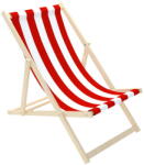 Chill Outdoor Scaun de plaja Dungi rosii si albe