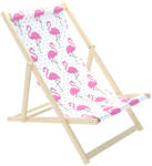 Chill Outdoor Sezlong de plaja pentru copii Flamingos