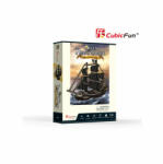CubicFun Cubic Fun - Puzzle 3D Nava Queen Anne 100 Piese (CUT4035h) - carlatoys