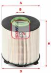 SOFIMA filtru combustibil SOFIMA S 6058 NE (S 6058 NE) - automobilus