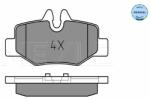 MEYLE set placute frana, frana disc MEYLE -ORIGINAL: True to OE. 025 240 0817 (025 240 0817)