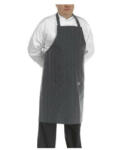 EGOchef Szakács nyakkötény EGOchef BIG BOY - SIR vékony fehér csíkos - 5XL - 7XL méretben