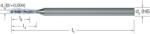MIKRON 102466 0140 Mikrofúró, CrazyDrill SST-Inox, 8 × D, eXedur, integrált belső hűtéssel