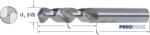 PREMUS 100670 10, 20 Csigafúró, HSS-Co Inox típus