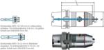 WTE 242314 100/13 CNC precíziós fúrótokmány, DIN 69893 A/D