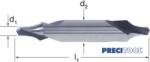 PREMUS 105080 4, 00 Központfúró, HSS 60° R alak