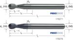PREMUS 178271 12, 00 Gömbmaró, Tömör keményfém extra hosszú