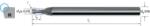 MIKRON 179010 2, 50X0, 20 Mikromaró, Tömör keményfém, CrazyMill Cool, 1, 5 × D, sarokrádiusszal, eXedurSL