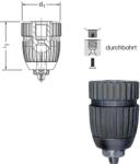 Röhm 214360 1-10 Fúrótokmány Extra RV, radiális reteszeléssel, befogó 1/2"-20