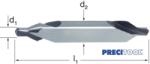 PREMUS 105500 2, 50 Központfúró, HSS 60° A alak lapolt felület