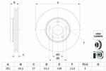 Bosch Disc frana BOSCH 0 986 479 F81 (0 986 479 F81) - automobilus