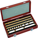 MITUTOYO 516-351-60 Gauge Block Set, Metric, JCSS Cert. , ISO 76 Blocks, Grade 1, Ceramic