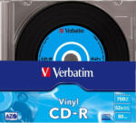 Verbatim CD-R VERBATIM 700MB, 80min, viteza 52x, carcasa, "AZO Data Vinyl" "43426 (43426)