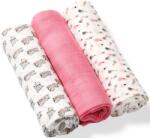 BabyOno Take Care Natural Diapers scutece textile 70 x 70 cm Pink 3 buc