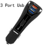 Hama Szivargyújtós töltő 30W 3.1A 3 USB gyorstöltés (FCH-31)