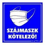 Gungl Dekor Matrica Szájmaszk kötelező kék 10x10 cm "B (210/220) - team8
