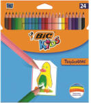 BIC Színes ceruza BIC Kids Tropicolors hatszögletű 24 db/készlet (9375182)