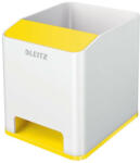Leitz Írószertartó műanyag LEITZ Wow 2 rekeszes fehér/sárga (53631016)
