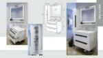 Triano Комплект за баня модел New Line, LED осветление