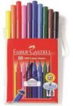 Faber-Castell Grip 10db-os vegyes színű filctoll készlet (FABER-CASTELL_P3022-0600) (FABER-CASTELL_P3022-0600)