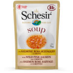 Schesir 24x85g Schesir Cat Soup nedves macskatáp- Lazac & sárgarépa