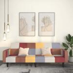 vidaXL Canapea extensibilă cu 2 locuri, material textil (337476) Canapea